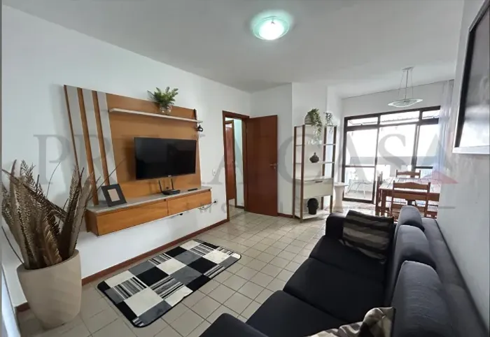 Apartamento 2Q com Suíte | Porteira Fechada e Vista para o Mar | Praia do Morro
