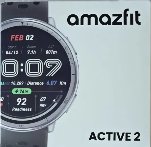 Relógio Amazfit Active 2 Smart Watch 44mm, GPS - Preto - Original - Lacrado