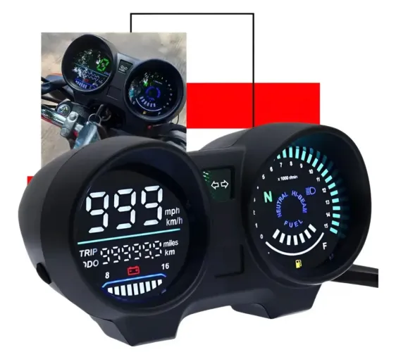 Painel Digital Cg Titan 150 Sport Até 2008 Fan 150 Até 2013