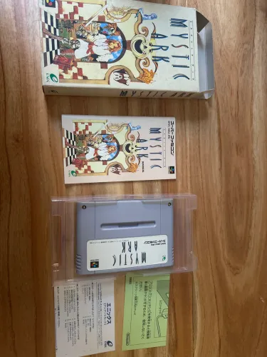 Mystic Ark SFC CIB Completinho na caixa JP