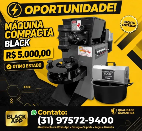 Máquina compacta black