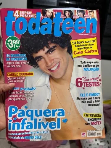 Revista Todateen Nº 156 (Nov/2008) - Caio Castro na Capa | Original | Colecionador