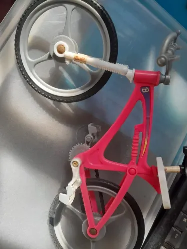 Bicicleta da Barbie-dec 1990, usado-30cm