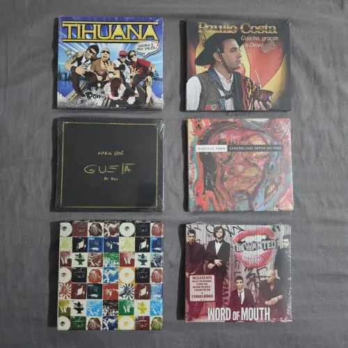 Digipack cd - Maria Gadú, Tihuana, The Wanted, The Chemical 