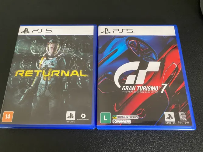 Returnal e Gran Turismo 7 p/ Ps5