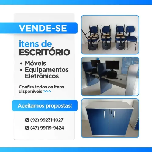 Venda de móveis para escritório