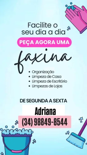 Serviço de faxina 
