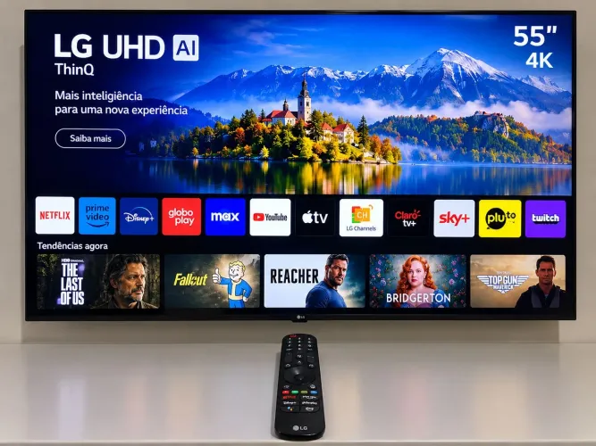 Tv smartv 4k de 55 polegadas