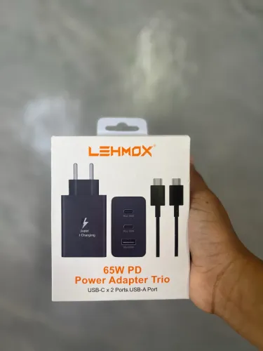 Carregador 65W Samsung, Xiaomi e Motorola