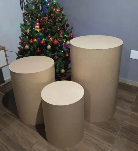 KIT 3 CILINDROS PARA DECORAÇÃO MDF
