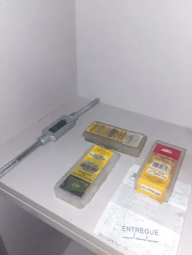 Kit de tarraxa, macho, vira macho para fazer rosca barato