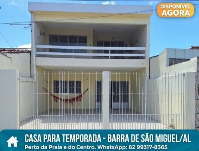 Aluguel de casa por Tamporada na Barra de São Miguel - Alagoas
