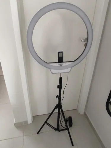 Led Ring Light Yongnuo Yn608 Original + Fonte + Tripé