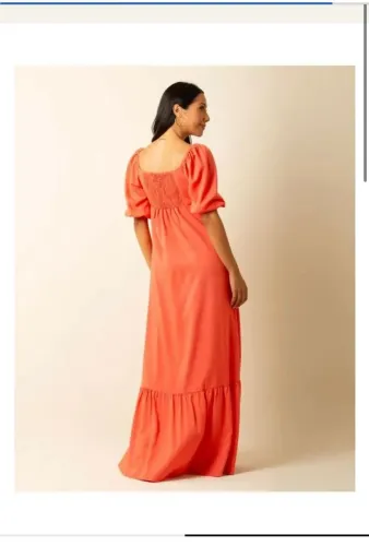 Vestido Coral Longo Lirity M 