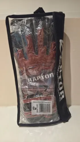 Luva raptor com talas