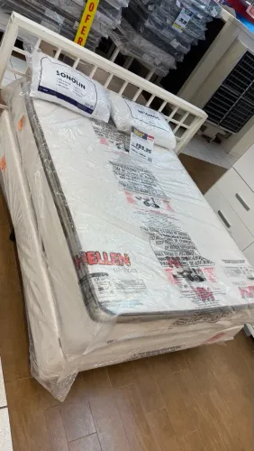Cama Box Casal Hellen Malta - Molas ensacadas+Espuma D26