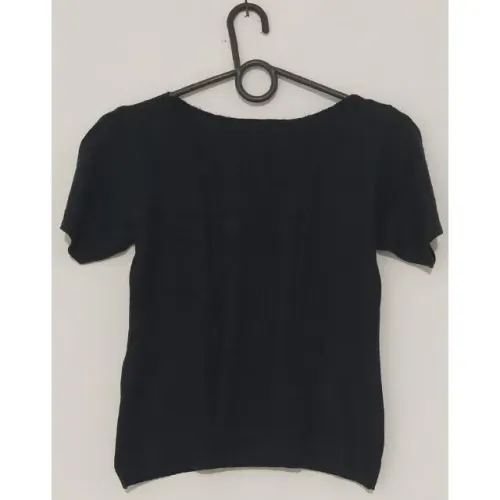 Blusa Preta Tricot