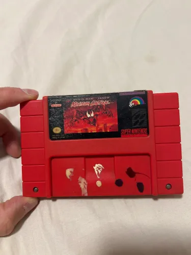 Cartucho original Spider Man Venom Maximum Carnage 