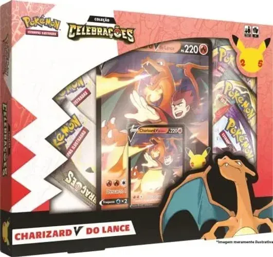 Box Charizard Do Lance - Celebrações 25 Anos - Pokémon Tcg