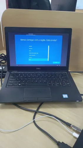 Notebook Dell Latitude 5280 Intel core I5-7300 U 8GB RAM SSD 256 12,5" wi-fi USB 3.0