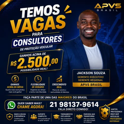 Consultor Vendas Autônomo - Ganho por comissão 