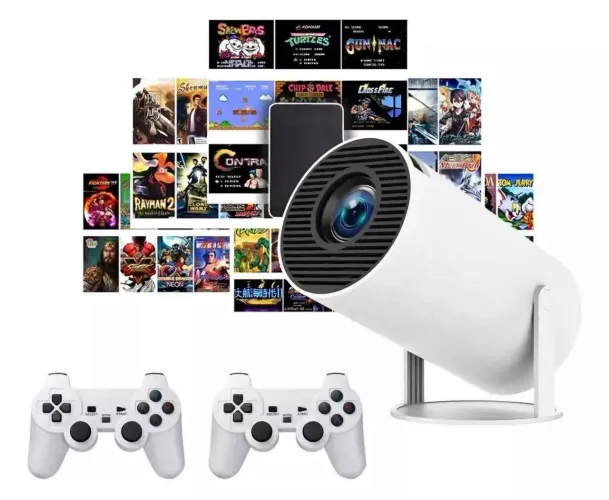 Projetor 4k com mais de 10 mil jogos