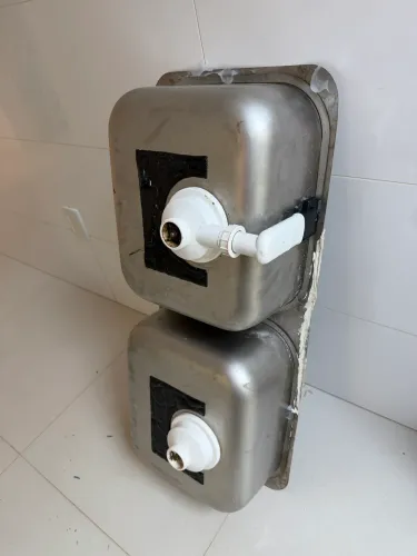 Cuba dupla cozinha inox Tramontina