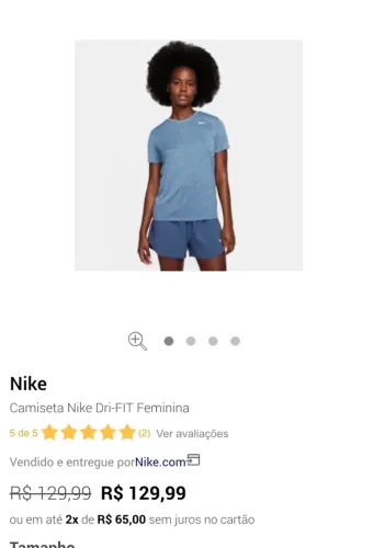 Blusa dri-fit Nike M
