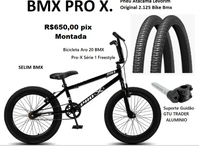 Bicicleta Bmx 20 Profissional X Pro x