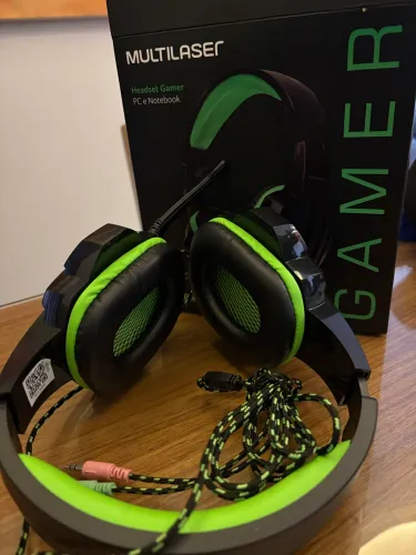 Headset Gamer Multilaser nunca usado