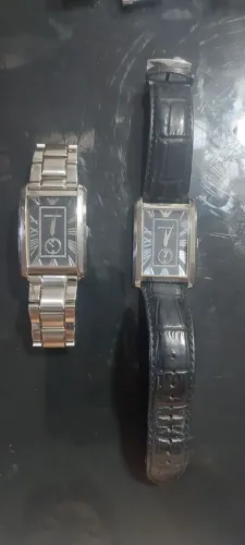 Lote 2 relógios empório armani