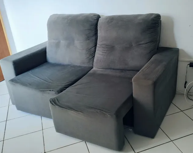 Sofá Retrátil Reclinável 3 lugares