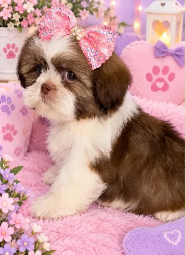Linda shihtzu ja podr ir pra casa