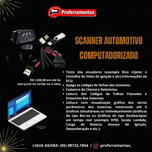 SCANNER PARA CARRO COMPUTADORIZADO