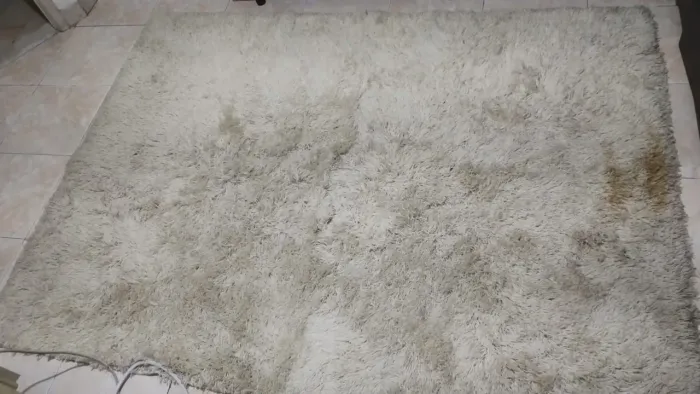 Tapete Felpudo Branco alta qualidade 2,10x 1,80mts