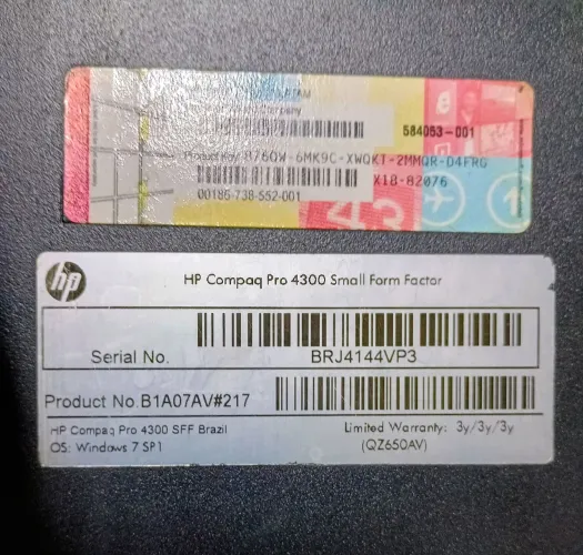Hp Compaq Pro 4300