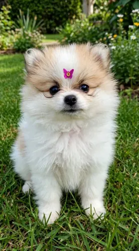 Spitz alemão Fêmea (lulu da Pomerânia anão)