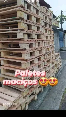 Paletes Maciços de Madeira Para Logística Portuária ?