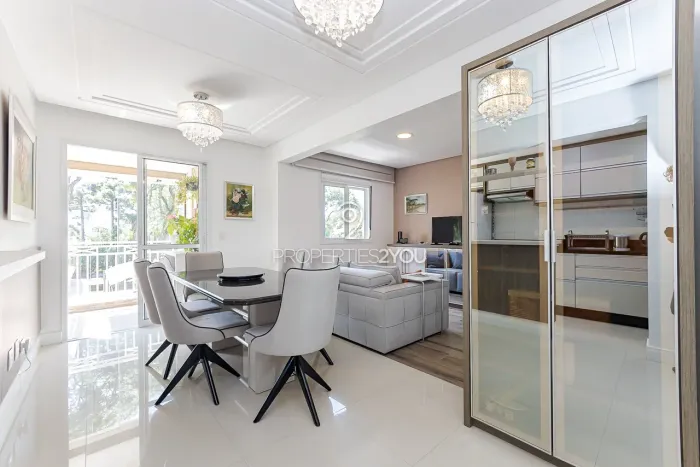 Cobertura duplex semimobiliado 2 quartos e terraço | Hugo Lange - Curitiba
