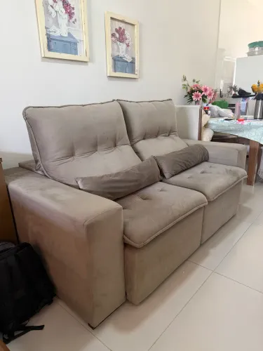 Sofá reclinável