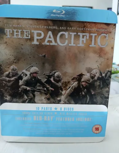 BLU RAY THE PACIFIC, EM EMBALAGEM ESPECIAL (LATA)