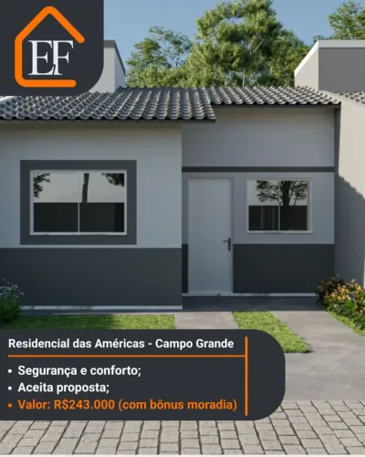 Oportunidade de sair hoje do aluguel!bônus moradia.