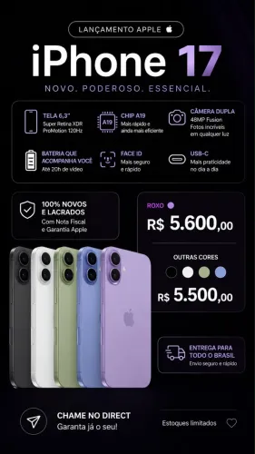 iPhone 17 lançamento