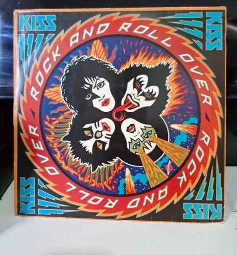 LP Vinil Kiss - Rock And Roll Over (1976) - Original Série Azul