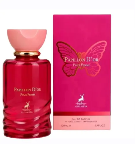 Perfume Árabe Maison Alhambra Pappilon Dor 100ml original lacrado 