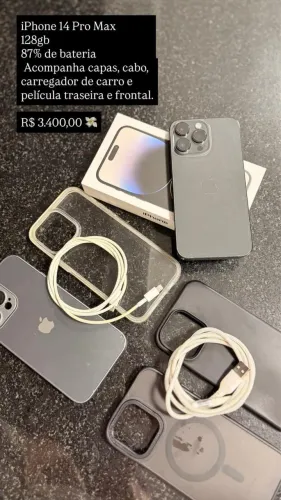 Iphone 14 Pro Max TUDO ORIGINAL