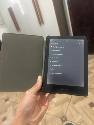 Kindle paperwhite 11 geração com capa usado em bom estado