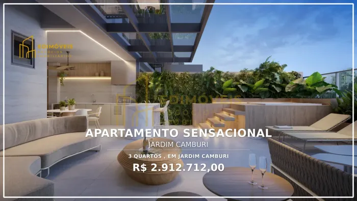 Incrível apartamento Garden em Jardim Camburi com 3 suítes plenas!