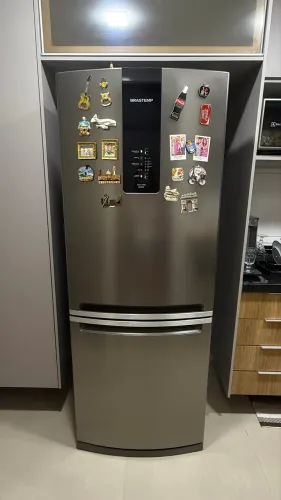 Vendo Refrigerador / Geladeira Brastemp BRE57FK 447L 2 Portas Frost Free Inverse Inox