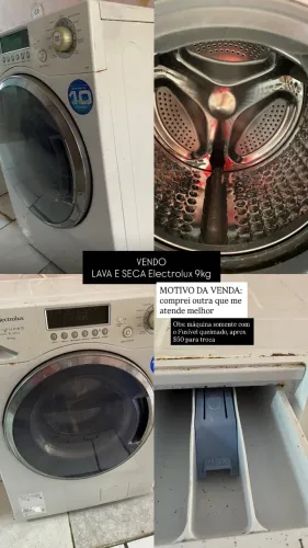 LAVA E SECA ELECTROLUX 9kg